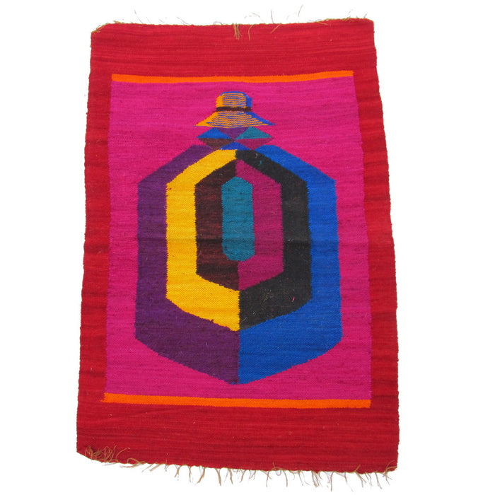 Handcrafted Alpaca Tapestry: Embracing Nazca Culture & Northern Argentine Style