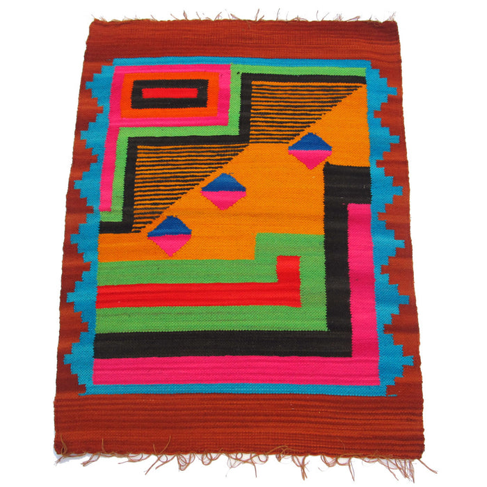 Authentic Inca Culture: Handcrafted Alpaca Tapestry - Northern Argentine Style