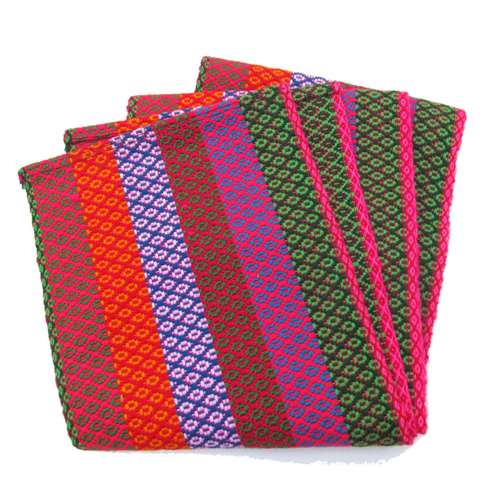 Handcrafted Awayo Table Runner: Multicolor, Northern Argentinean Style
