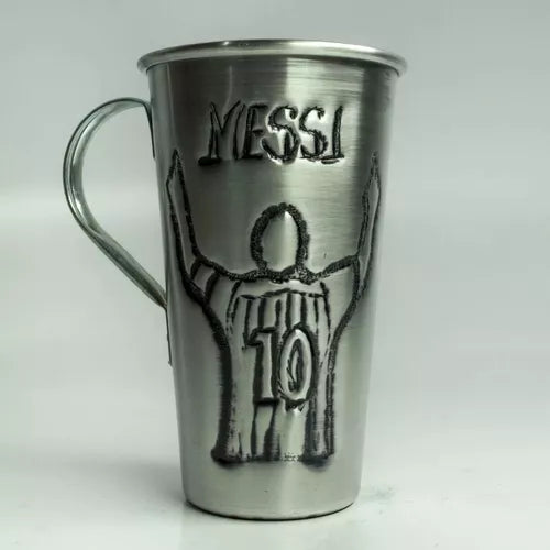 Handcrafted Messi Seleccion Argentina Football Fernetera Pitcher - Artisanal Elegance