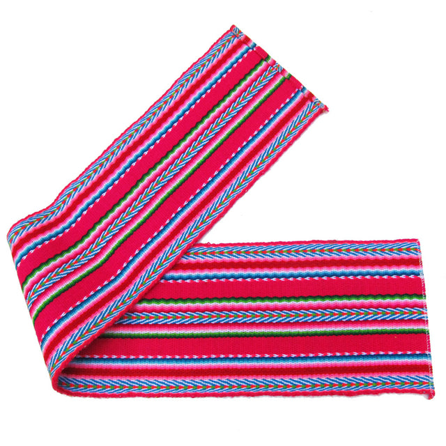 Handcrafted Multicolor Awayo Table Runner: Northern Argentinean Style