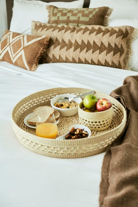 Matriarca Handcrafted Round Trays - All-Purpose Mix of Traditional Techniques - Woven Masterpieces