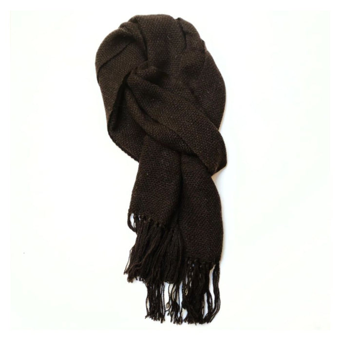 Matriarca Handwoven Pure Llama Wool Scarf: Soft, Warm, and Exquisite Handcrafted Knit