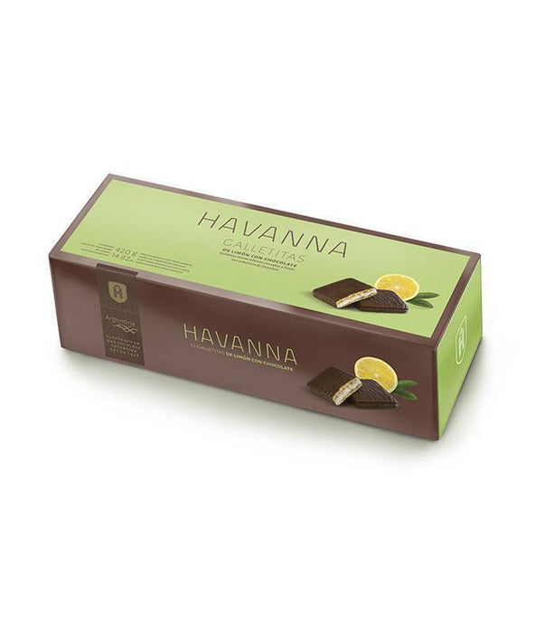 Havanna Lemon Cookies With Chocolate And Filled With Creme Lemon 12 cookies, 420 g / 14.8 oz