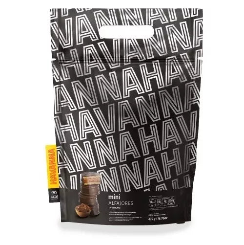 Havanna Mini Alfajores Chocolate con Leche y Dulce de Leche, 475 g / 16.76 oz (caja de 19) 