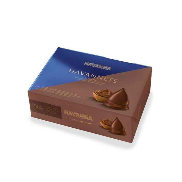 Chocolate con Leche Havannet con Dulce de Leche (caja de 6) 