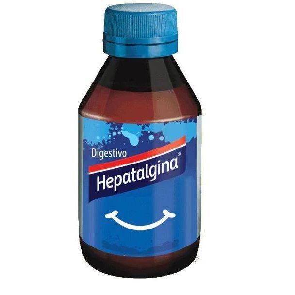 Hepatalgina Natural Digestive drops, 120 ml / 4.06 oz bottle