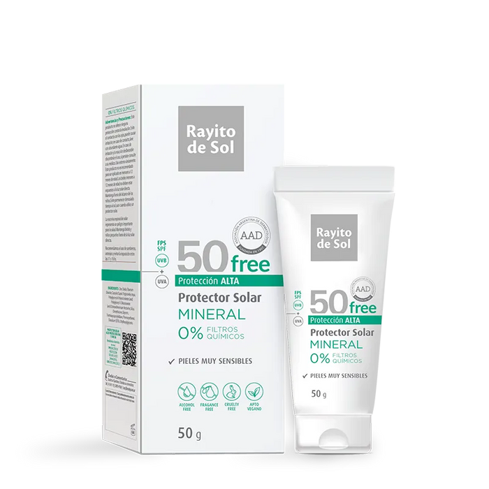 Rayito de Sol | High Protection SPF 50 Mineral Sunscreen - Gentle Care for Sensitive Skin | 50 g / 1.76 fl oz