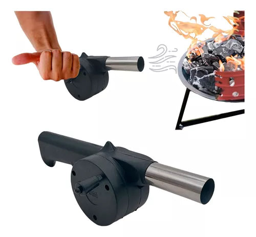 Home Basics Premium Fire Blower – Quick Charcoal Ignition for Effortless Grilling