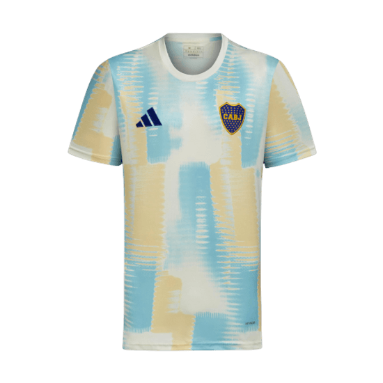 Adidas Boca Juniors Pre-Match Jersey 24/25 – AEROREADY, Recycled Materials, Official Xeneize Warm-Up Shirt