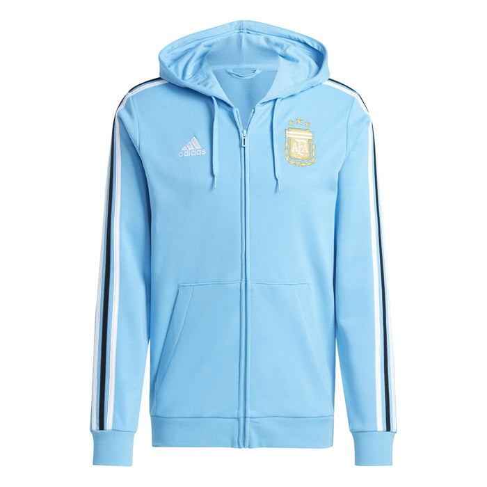 Adidas Argentina DNA Hoodie: Front Zipper 24 Collection for Ultimate Comfort