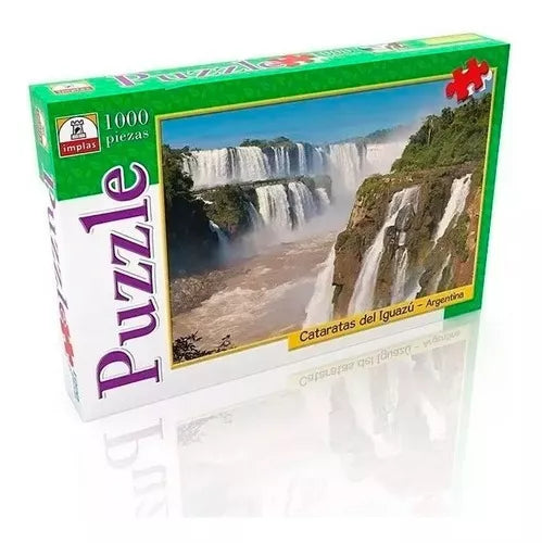 Iguazu Falls Puzzle 1000 Pieces Jigsaw - Stunning Landscape Art