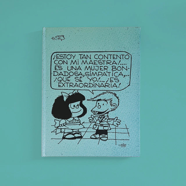 Imanías A5 Notebook with Various Designs - Classic Mafalda Back Cover - 48 Ruled Sheets