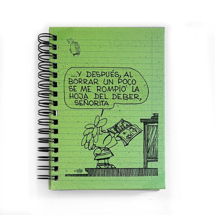 Imanías Cuaderno A6 Miguelito - Compact and Stylish Spiral-Bound Notebook for Your Creative Ideas