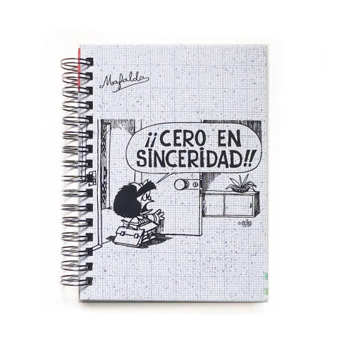 Imanías Sincerity A6 Notebook - Thoughtful Spiral-Bound Journal for Honest Reflections and Creative Expressions