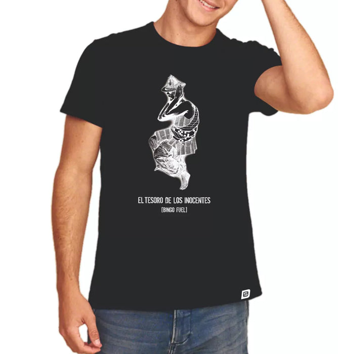 Indio Solari Men's RNIS 001 T-Shirt - The Treasure of the Innocents - Remera Indio Solari - rnis 001 El Tesoro de los Inocentes Hombre