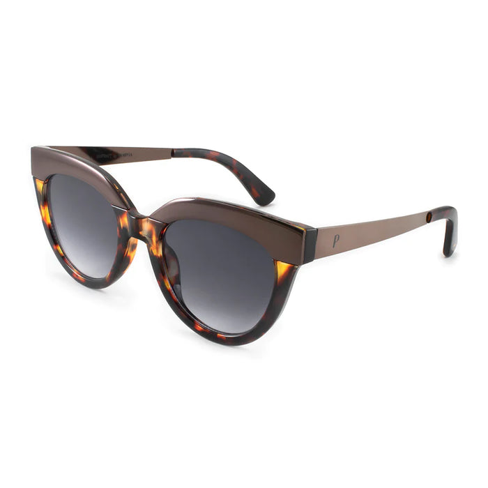 Infinit | Pampita's Milan Carey Sunglasses - Gray Degrade Lens, UV Protection - Chic Shades for Stylish Sun Defense