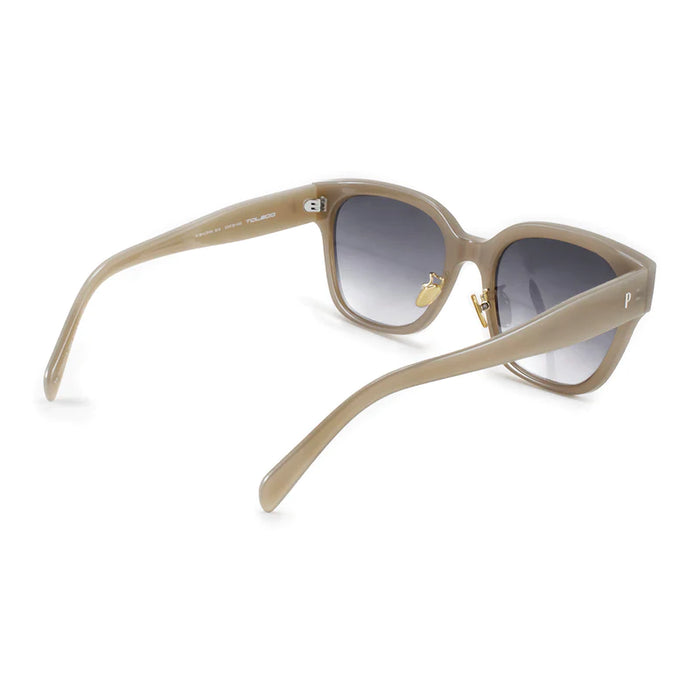 Infinit | Pampita's Toledo Milky Brown Sunglasses - Stylish Gray Degrade Lens, UV Protection & Trendy Fashion