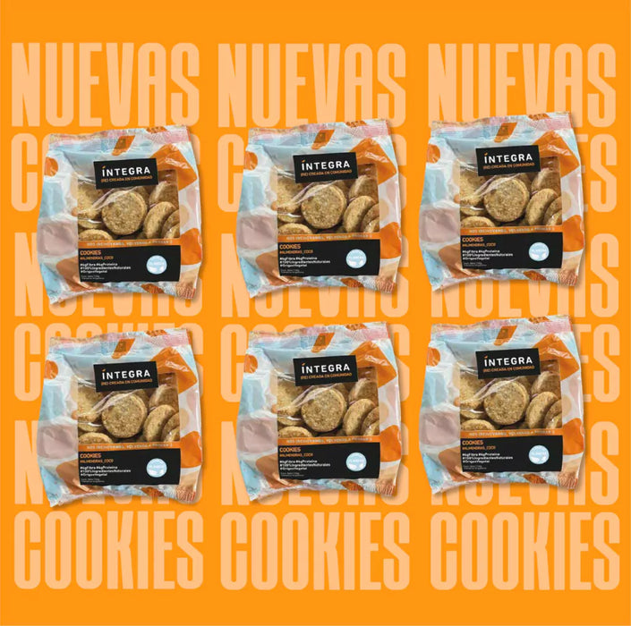 Integra Almond & Coconut Cookies Galletitas Almendra & Coco, 150 g / 5.2 oz  (Pack of 6)