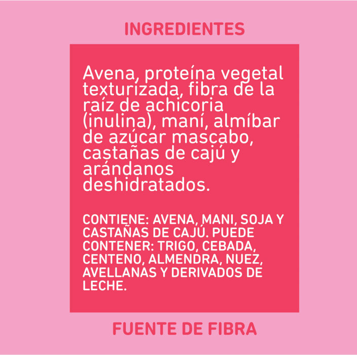 Íntegra Barritas Cajú y Arándanos, Blueberry & Caju Nutritive Bars Sweetened with Honey (box of 10 bars)