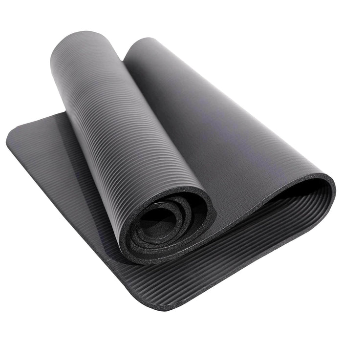 Ionify HeavyMat - Colchoneta de Yoga de 10 mm NBR de primera calidad para Pilates, Fitness, Entrenamiento en el Gimnasio - Serie DualMat