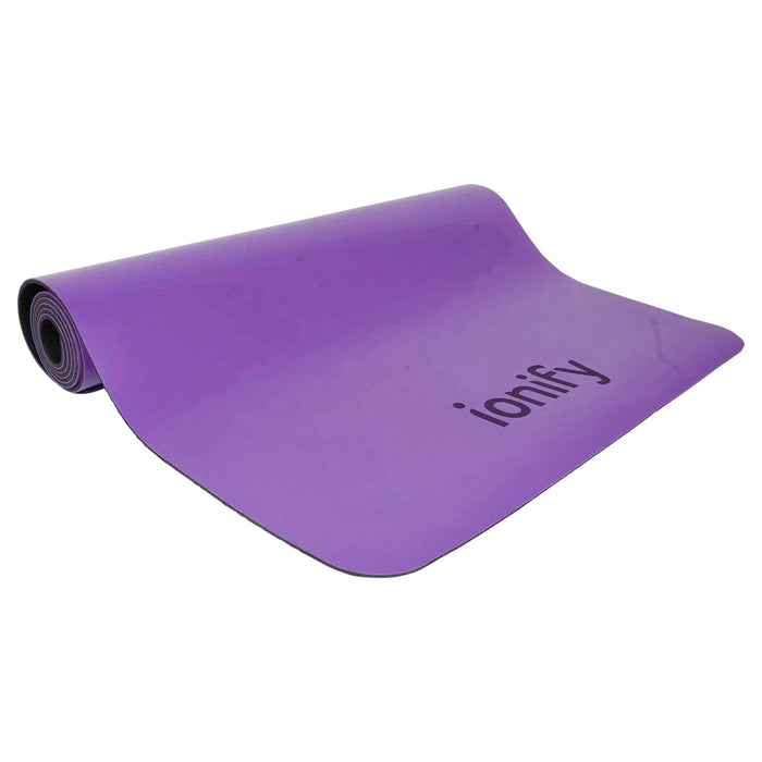 Colchoneta de Yoga Ionify RubberMAT 5mm - PU + Caucho - Entrenamiento de Gimnasio Fitness Pilates
