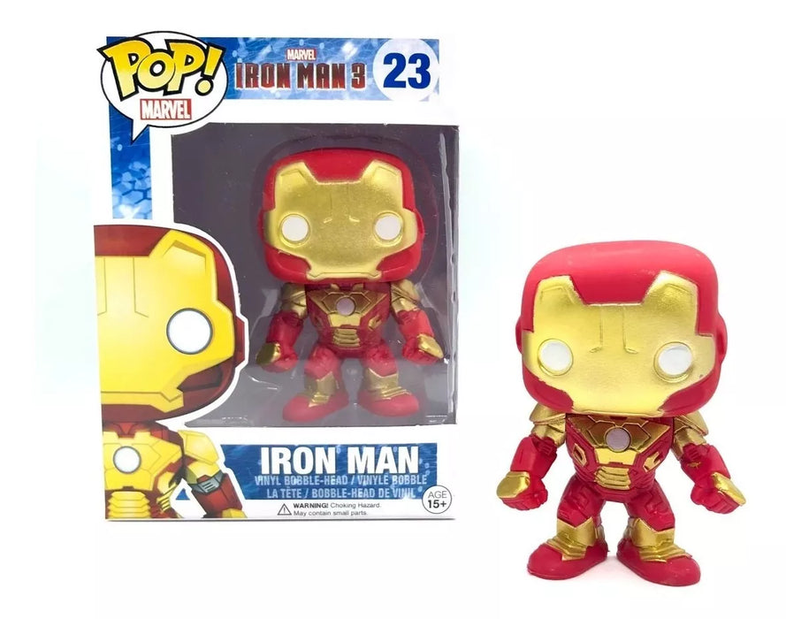 Iron Man 10 cm Pop Figure - High Detail PVC Collectible Toy