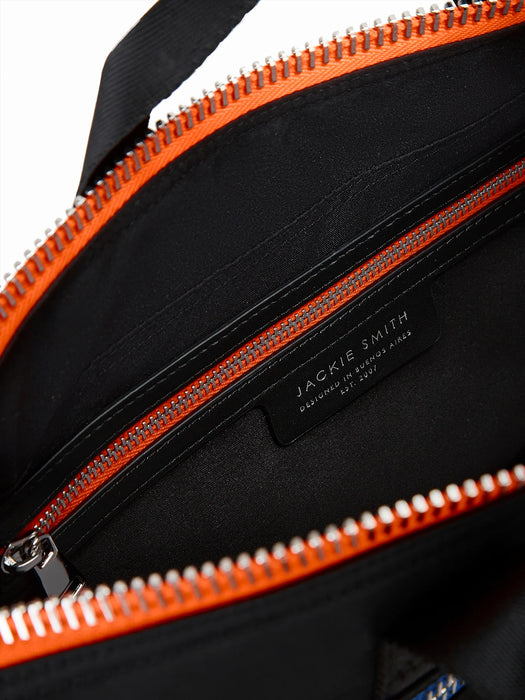 Jackie Smith - DEAR | Black Notebook Messenger Bag: Comfort, Practicality & Style - Carry Your Essentials with Ease
