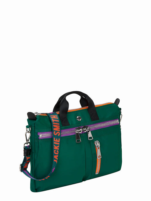 Jackie Smith - DEAR | Convenience and Practicality Meet in this Green Messenger Bag – Ideal for Carrying Your Notebook