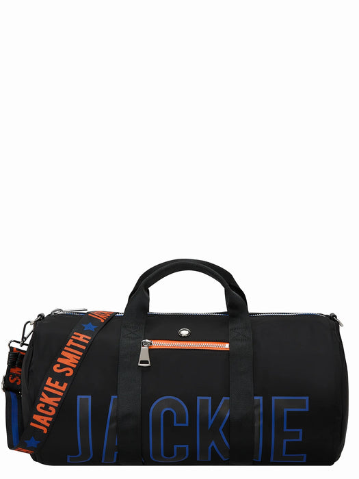 Jackie Smith - DEAR | Everyday Comfort and Practicality: Black and Coral Weekender Bag for Daily Use