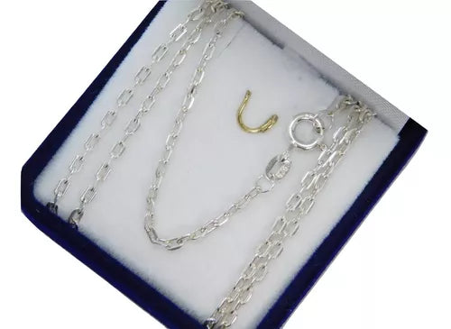 Jewelry Bávaro ForceT 925 Silver Chain 65 cm 3 mm x 1.5 mm & 3.5 cm Cross