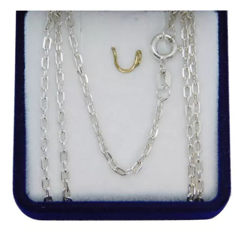 Jewelry Bávaro ForceT 925 Silver Chain 65 cm 3 mm x 1.5 mm & 3.5 cm Cross