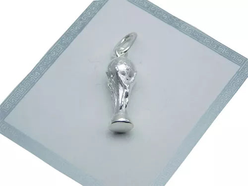 Jewelry Bávaro Silver 925 Solid World Cup Pendant