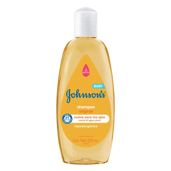 Johnson's No More Tears Baby Shampoo Ph Balanceado Delicate Scalp &amp; Skin Gently Washes - Ph Balanced, 200 ml / 6,76 fl oz 