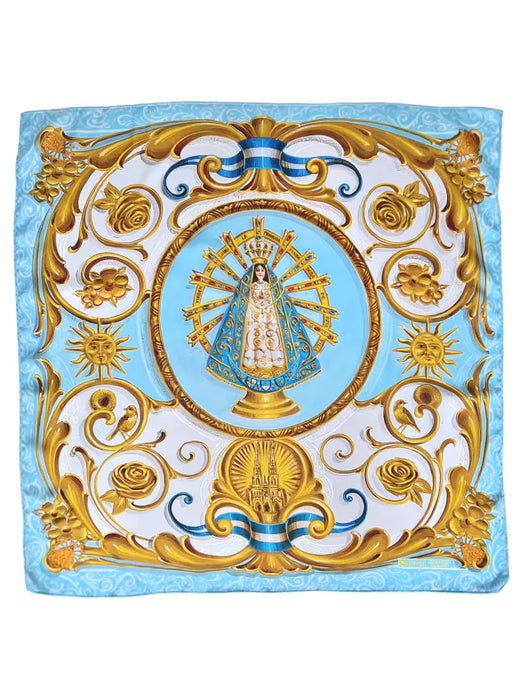 Jopo Premium Virgen de Lujan Scarf Super Comfy, High-Quality Design, 100% Polyester