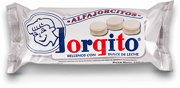 Jorgito Alfajorcitos Small Alfajor White Chocolate and Dulce de Leche, 6 units