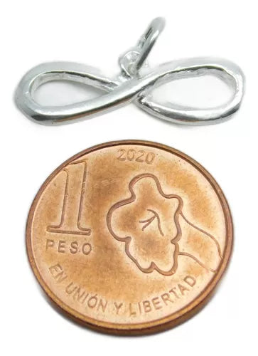 Joyas Bávaro - Elegant Infinity Pendant in Sterling Silver 925