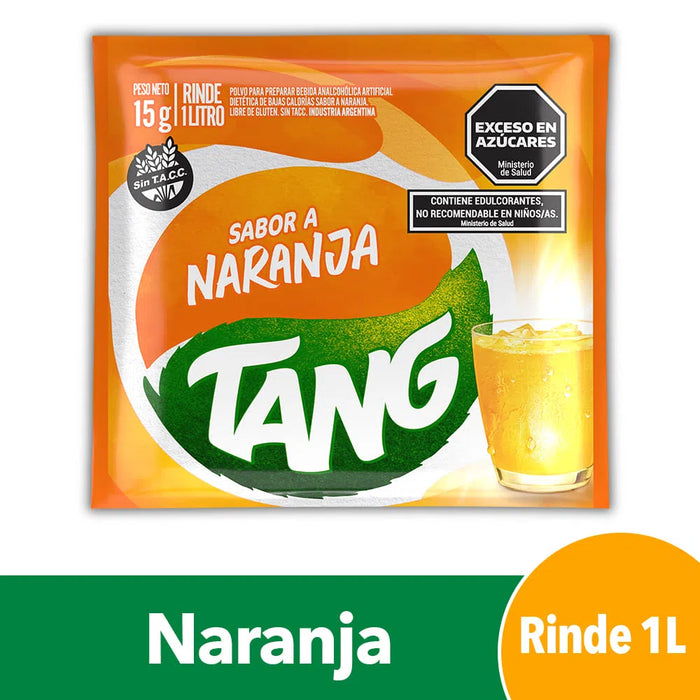 Jugo Tang Naranja Suco em Pó Sabor Laranja, 18 g / 0,63 oz (caixa com 20) 