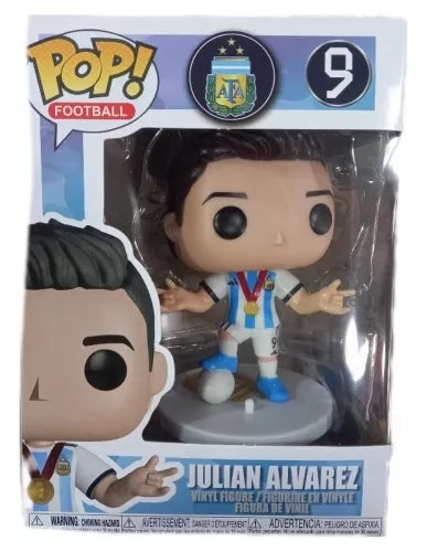 Julián Álvarez #9 Argentina World Champion Pop Figure - Compatible