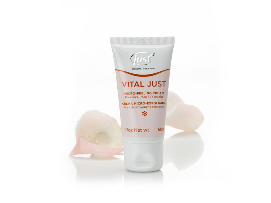 Just | Hydrating Micro-Exfoliating Cream - For Dry Skin, Cleanses and Nourishes | 60 g - 1.7 oz