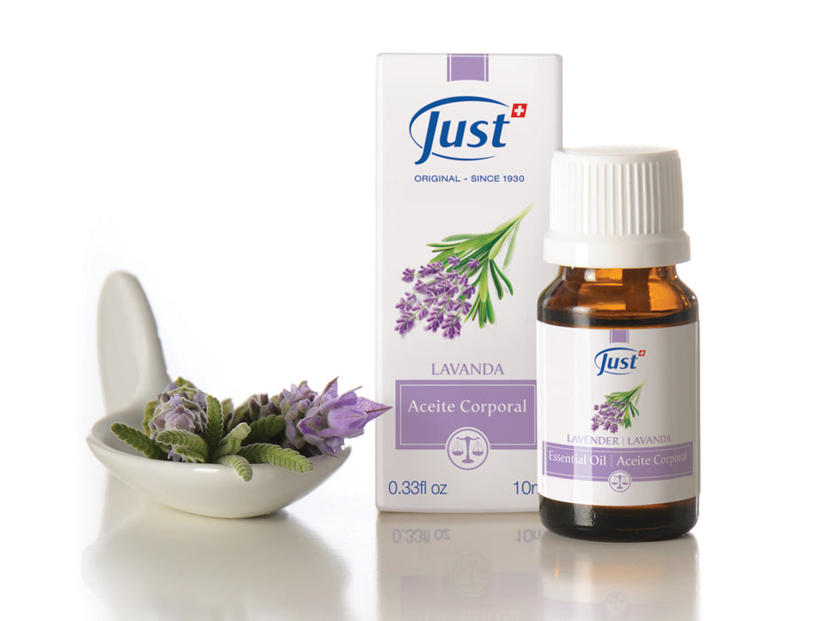 Just | Lavender Essential Oil: Fruity Aroma for Relaxation - Dermatologically Tested | 10 ml / 0.33 fl oz