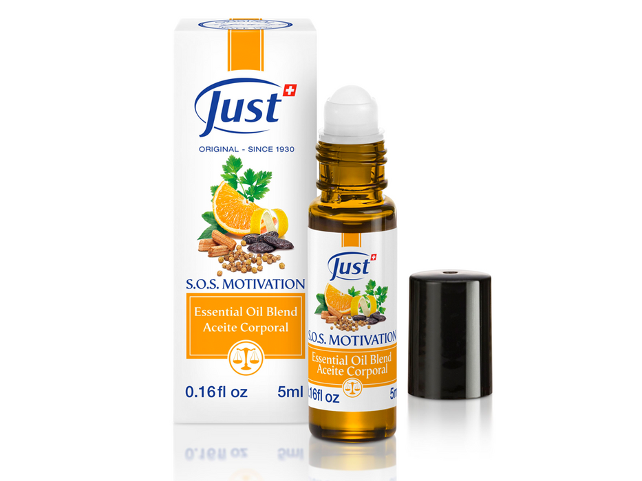 Just | Orange Body Essential Oil - Dermatologically Tested, Citrus Bliss, 100% Pure | 10 ml - 0.33 fl oz