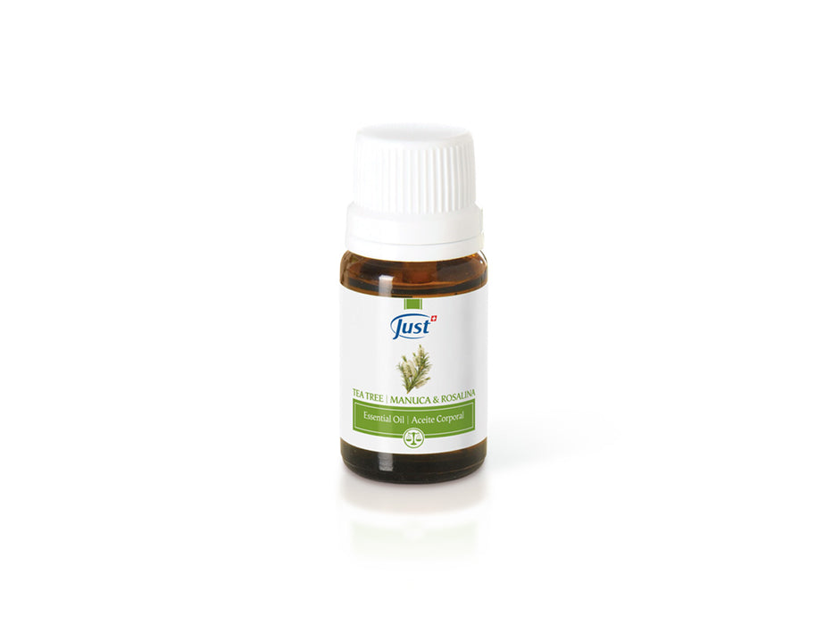 Just | Tea Tree, Manuka & Rosalina Essential Oils - Dermatologically Tested | 10 ml / 0.33 fl oz