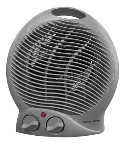 Kanji Home KJH-CH103 Gray Round Space Heater - Efficient Home Heating