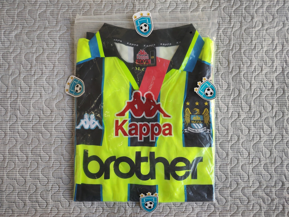 Kapa Manchester City Retro 1998-99 Away Jersey - Authentic Vintage Style