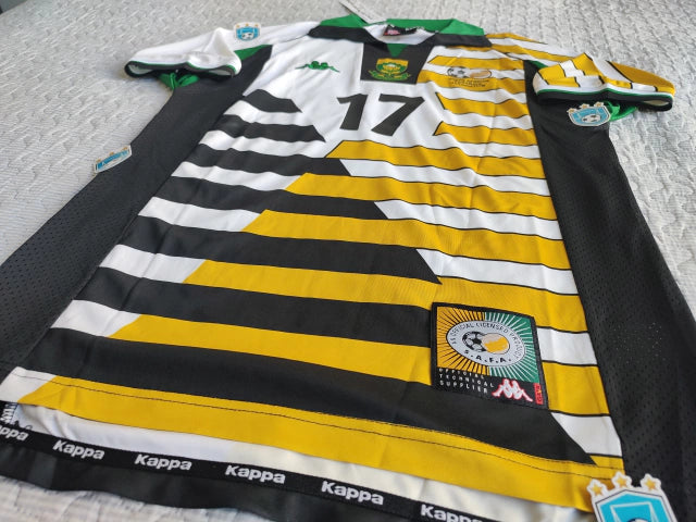 Kapa South Africa Retro 1998 World Cup Jersey with Mc Carthy 17 - Limited Edition Soccer Nostalgia