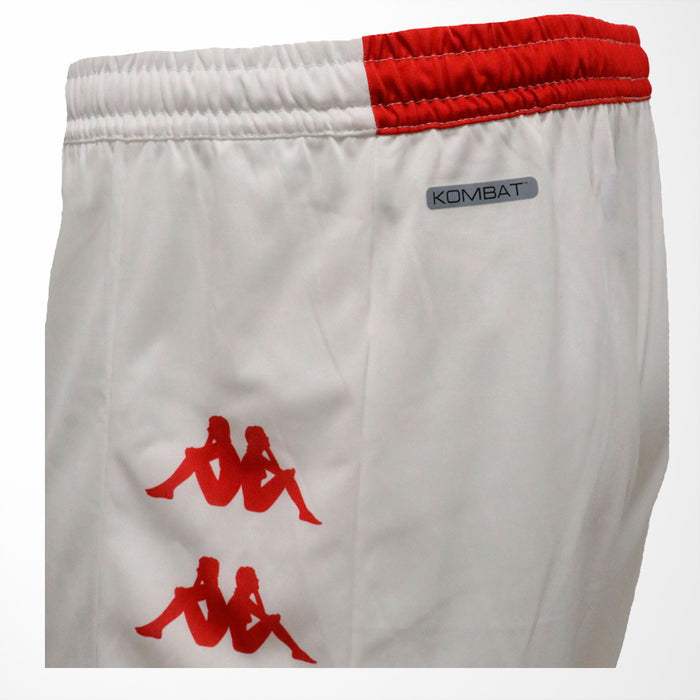 Kappa White Red Home Team Shorts - Official Club Atlético Huracán Gear