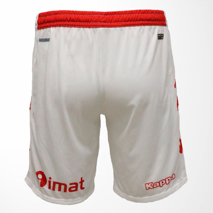 Kappa White Red Home Team Shorts - Official Club Atlético Huracán Gear