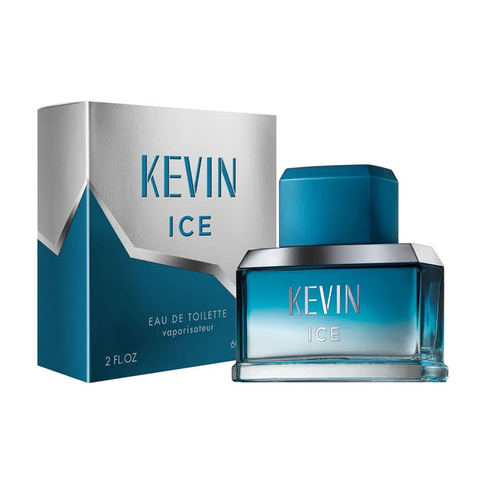 Kevin Ice Eau de Toilette Vaporisateur Fragrância Masculina, 60 ml / 2 fl oz 