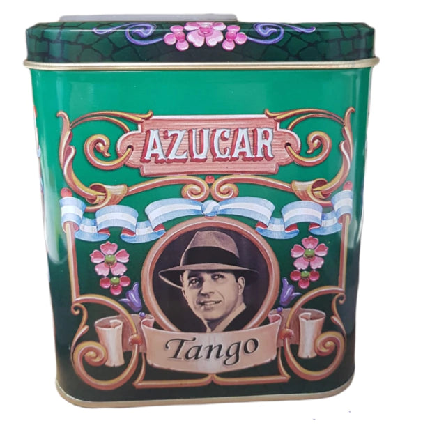 1/2 Kilo Sugar Tin: Embrace Argentine Tradition with Authentic Sweetness Yerbero Azucarero